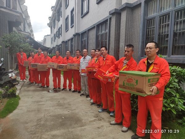 齊德輝慰問廣東石化項目職工