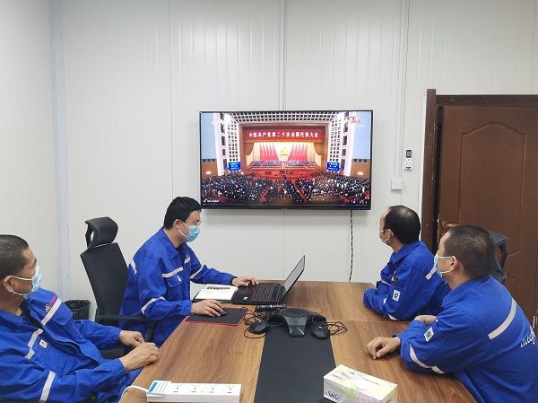 黨的二十大報告在公司國外員工中引起強烈反響